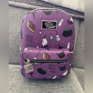 NWT Hocus Pocus mini backpack.